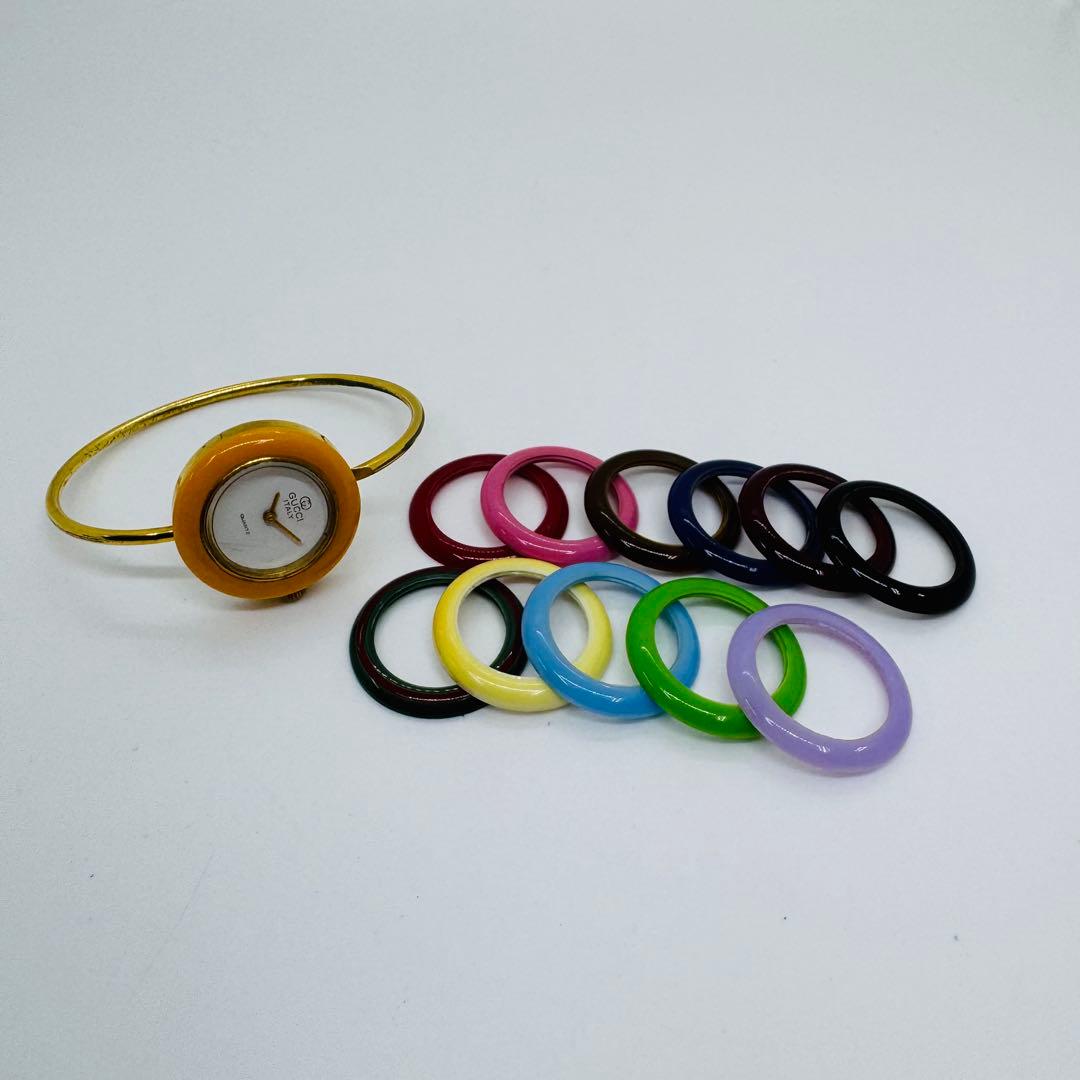 ✨GUCCI✨グッチ✨チェンジベゼル✨バングルウォッチ✨レディース✨腕時計✨