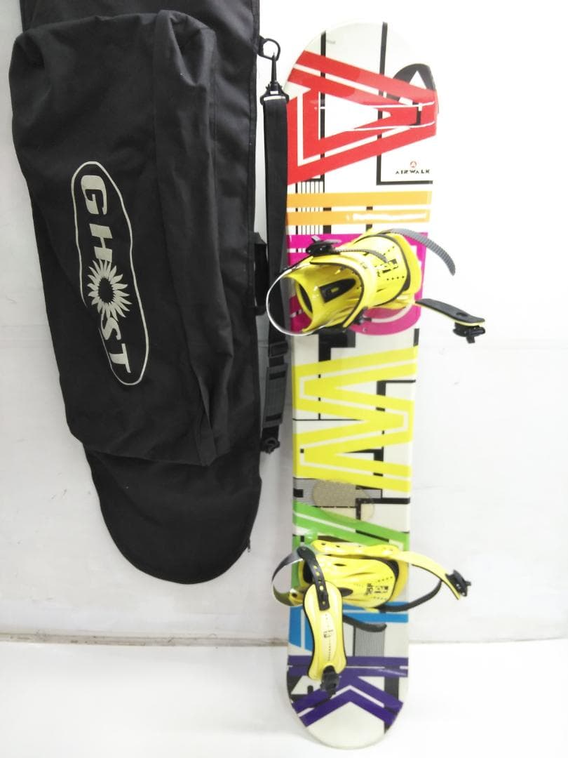 激安! AIR WALK メンズ スノーボード3点セット 153cm ビンXL