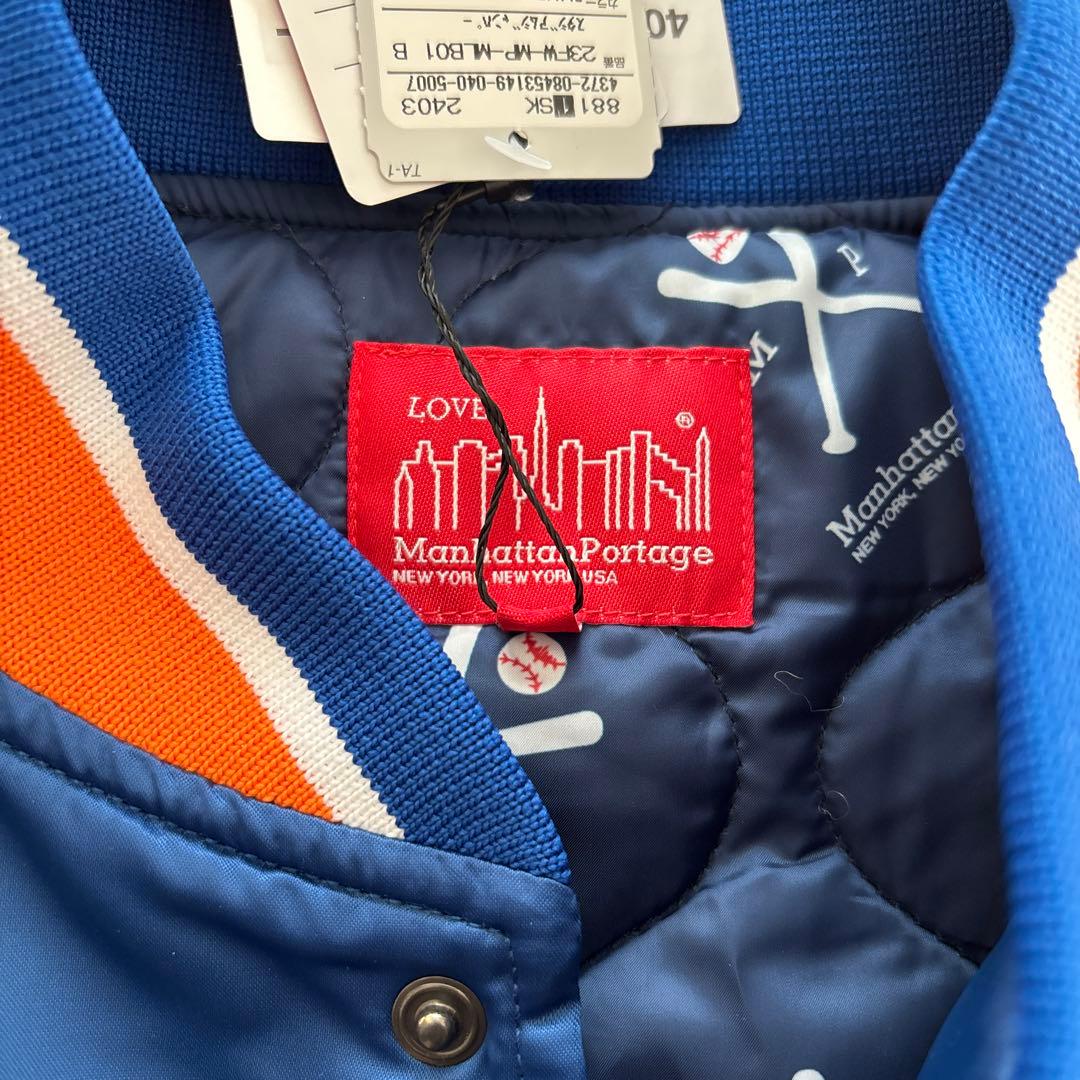 L　マンハッタンポーテージ　スタジアムジャンパー　MLB　コラボ　メッツ