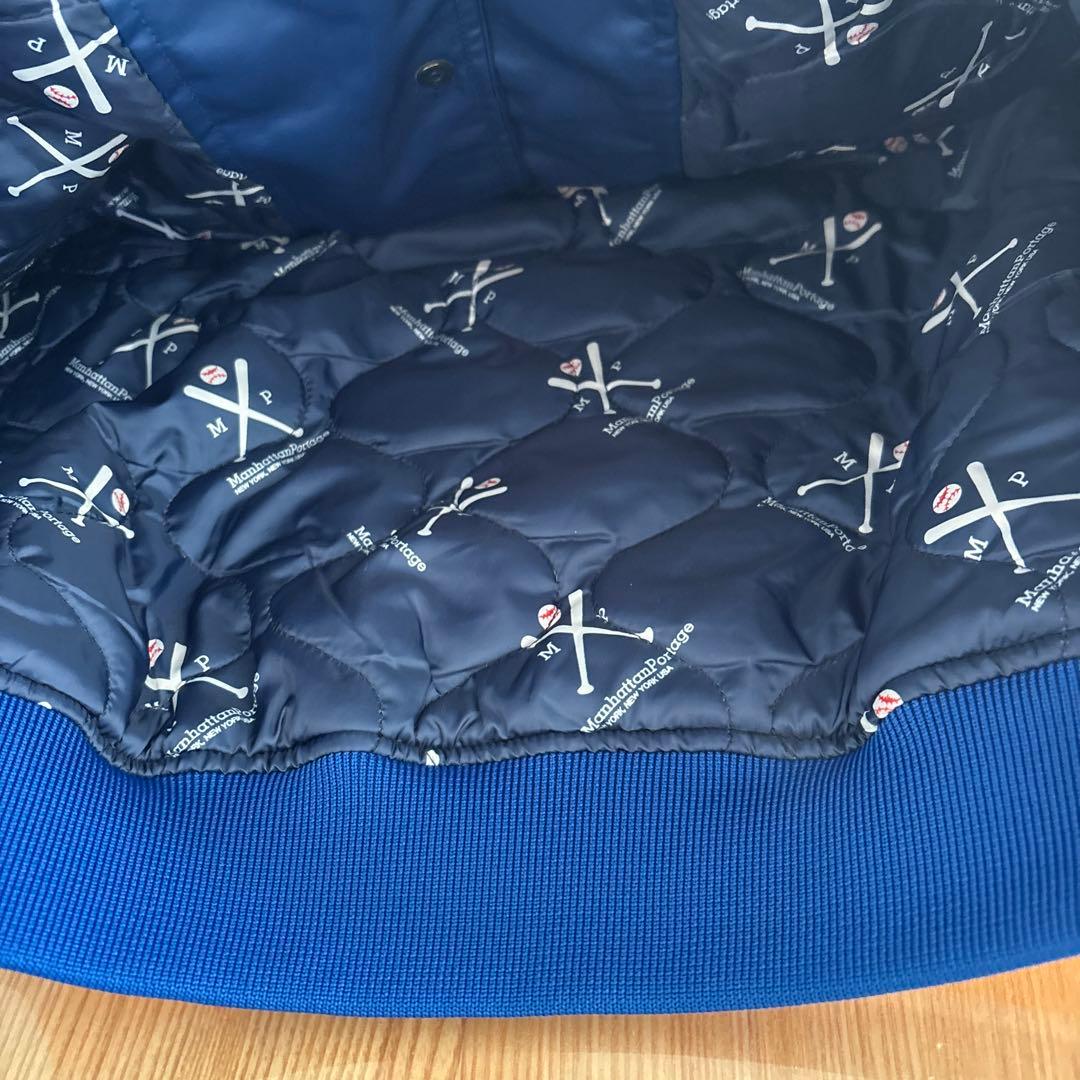 L　マンハッタンポーテージ　スタジアムジャンパー　MLB　コラボ　メッツ