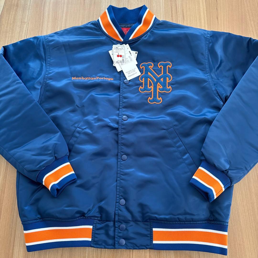 L　マンハッタンポーテージ　スタジアムジャンパー　MLB　コラボ　メッツ