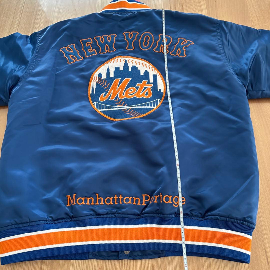 L　マンハッタンポーテージ　スタジアムジャンパー　MLB　コラボ　メッツ