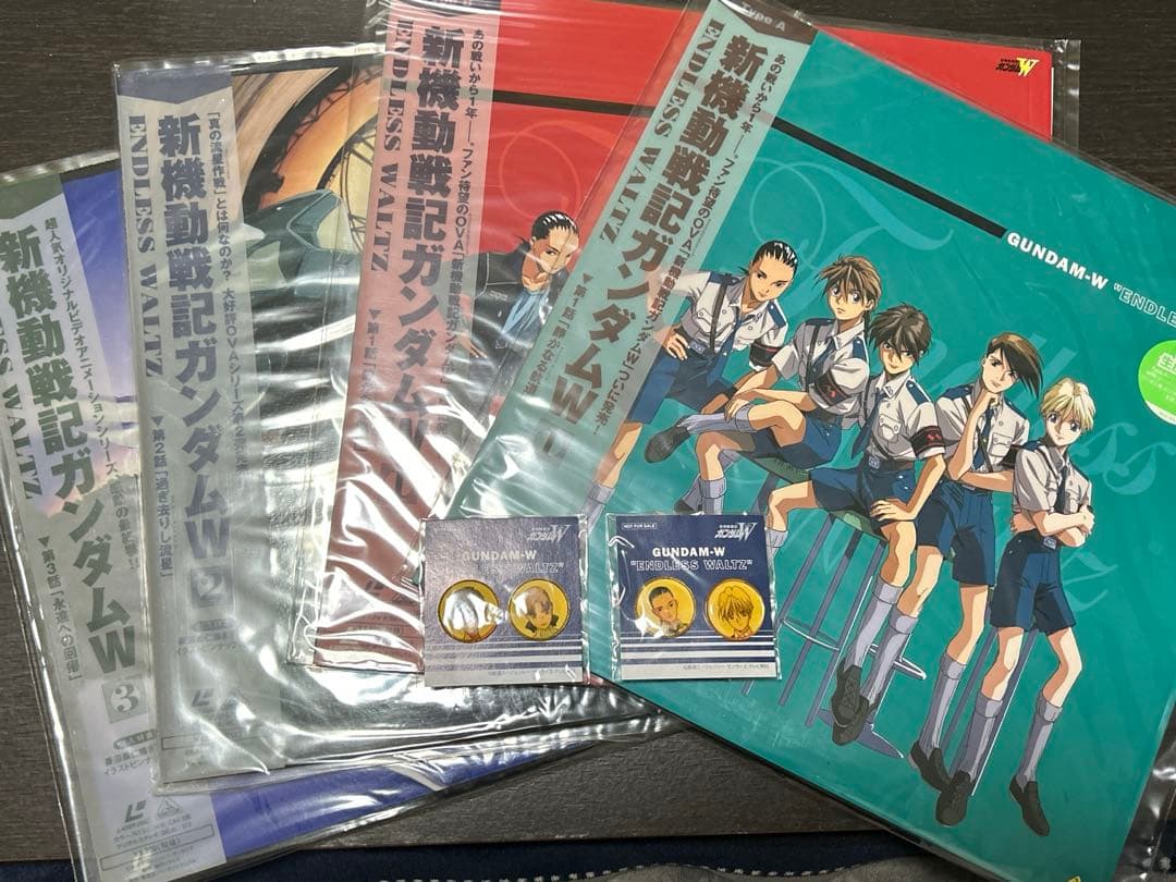新機動戦記ガンダムW ENDLESS WALTS LD4種 当選ピンズ2種セット