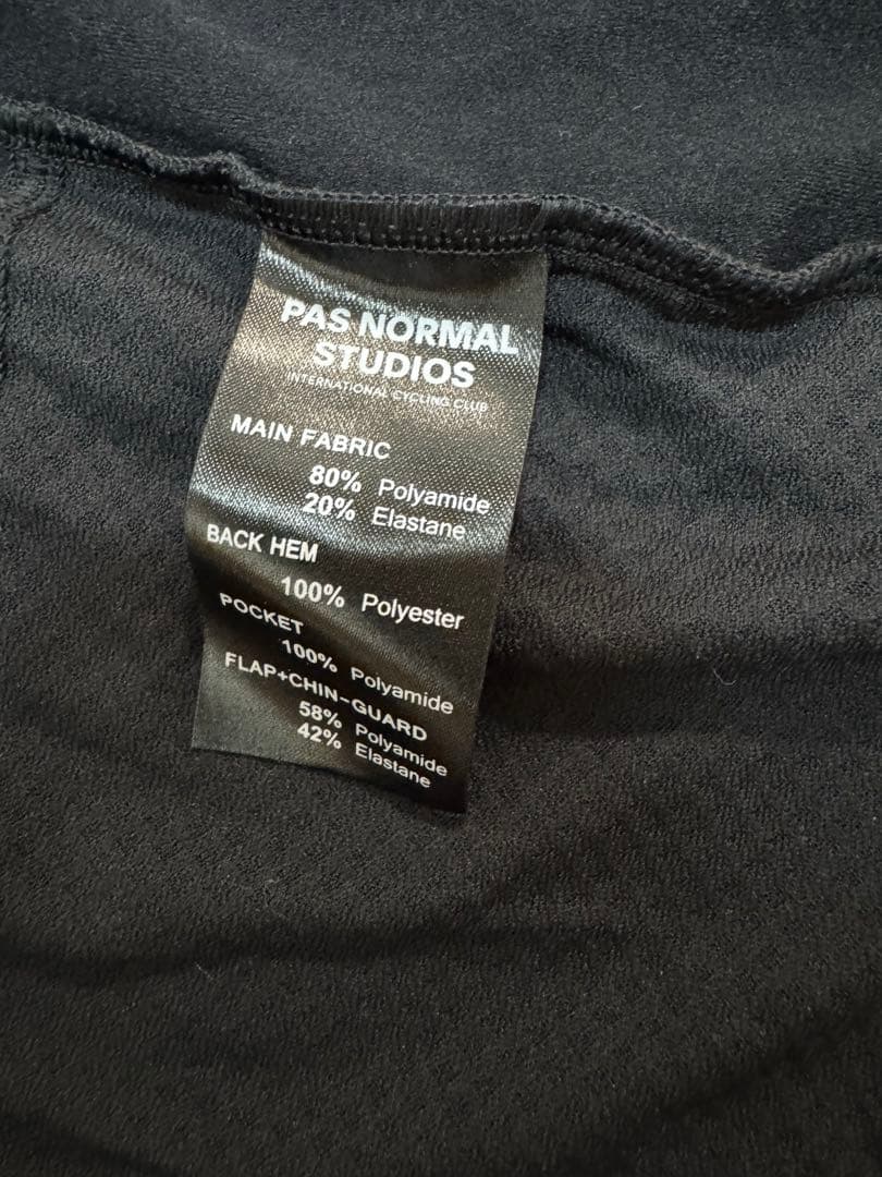 PAS NORMAL STUDIOS サイクルジャージ 長袖 黒　L