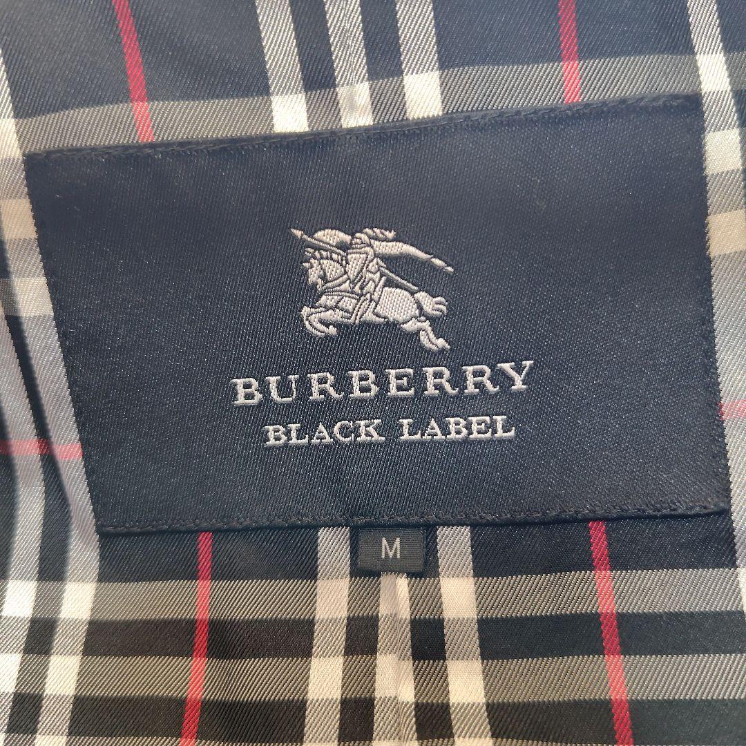 極美品バーバリーブラックレーベル　ナポレオンマリンコート　М　ブラック　カシミヤ