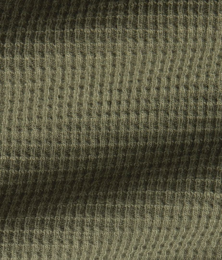 新品*RRL*ガーメントダイド ワッフルニット ヘンリーネック シャツ *M