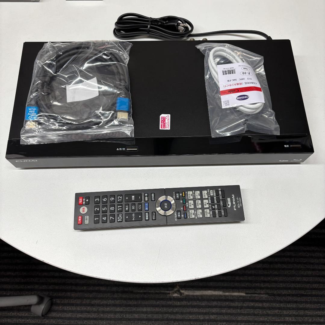 【完動・付属品フルセット】W録 FUNAI BDレコーダー 録画1TB
