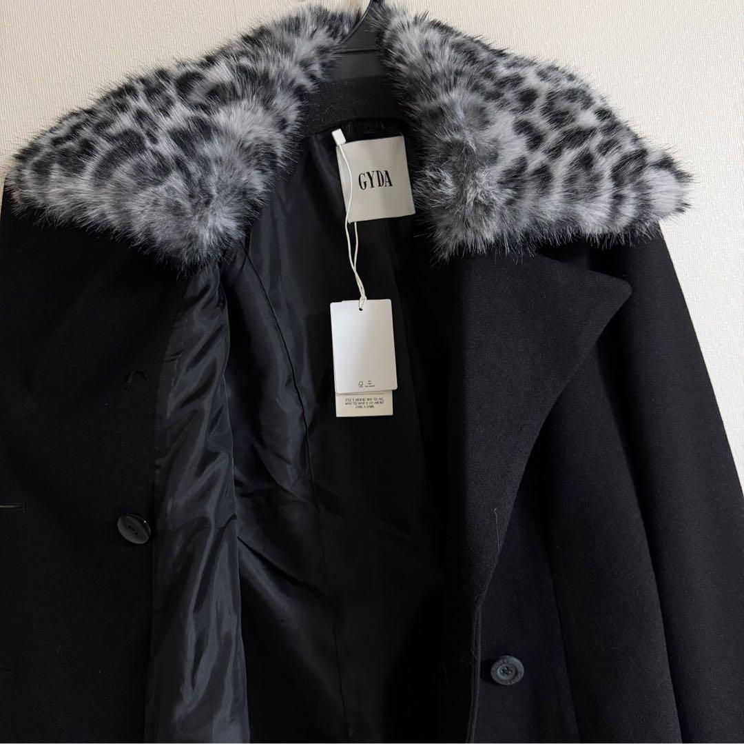❤︎未使用❤︎GYDA/ジェイダ☆ベルト付きタイトファーコート