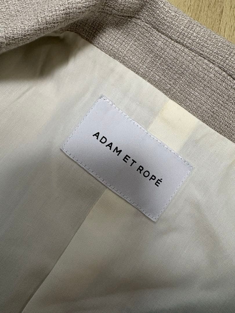 美品　アダムエロペ セットアップ　ツイードテーラードジャケット　パンツ　38