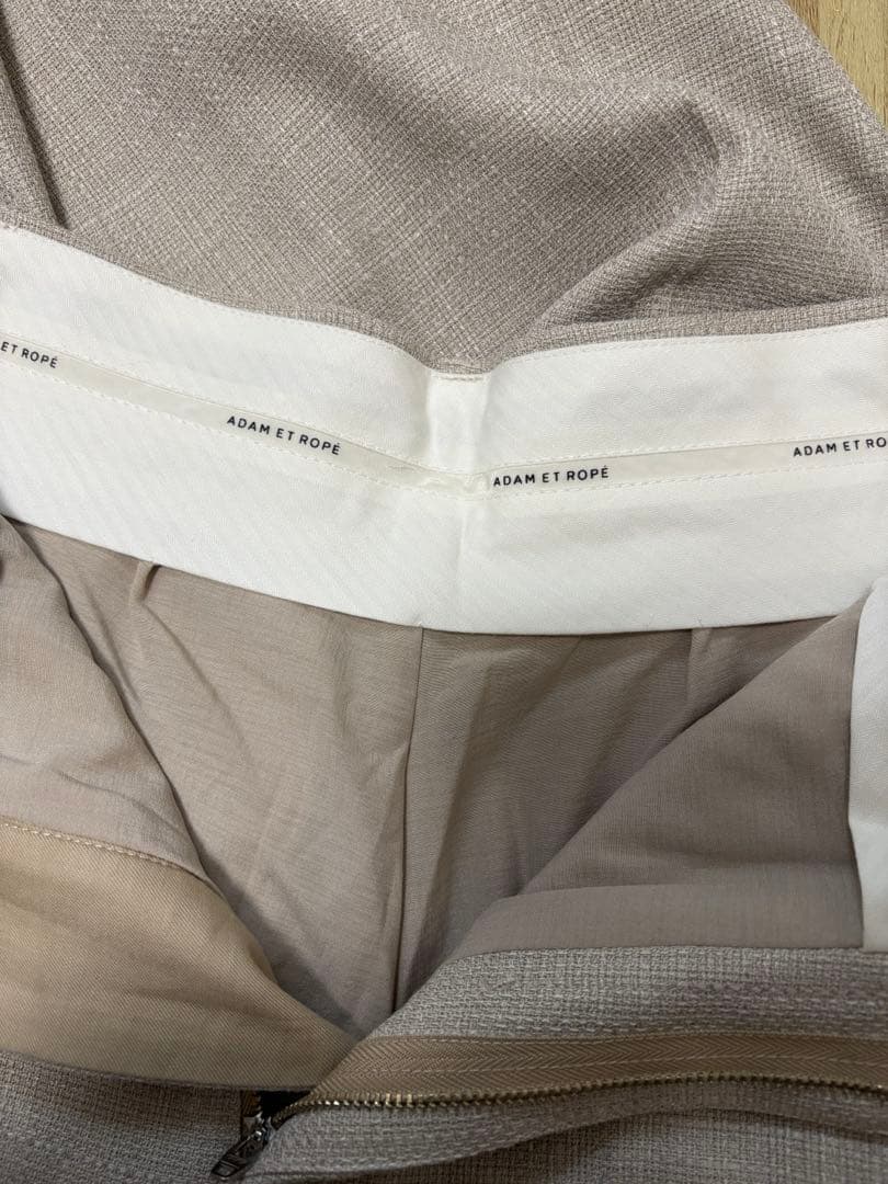 美品　アダムエロペ セットアップ　ツイードテーラードジャケット　パンツ　38