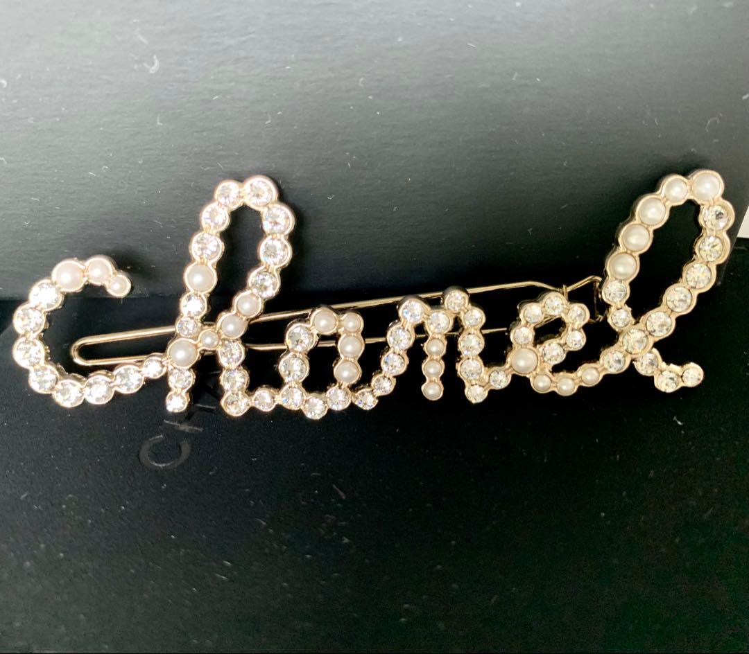 激レア！未使用品CHANELシャネルロゴヘアピン