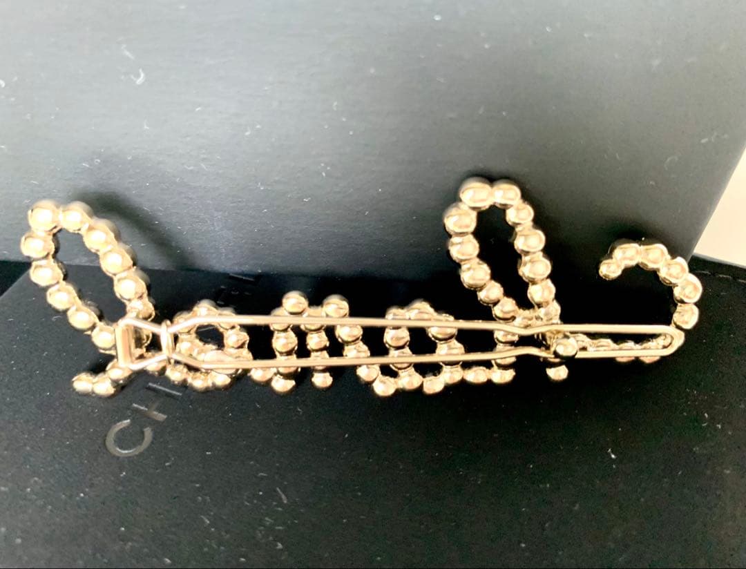激レア！未使用品CHANELシャネルロゴヘアピン