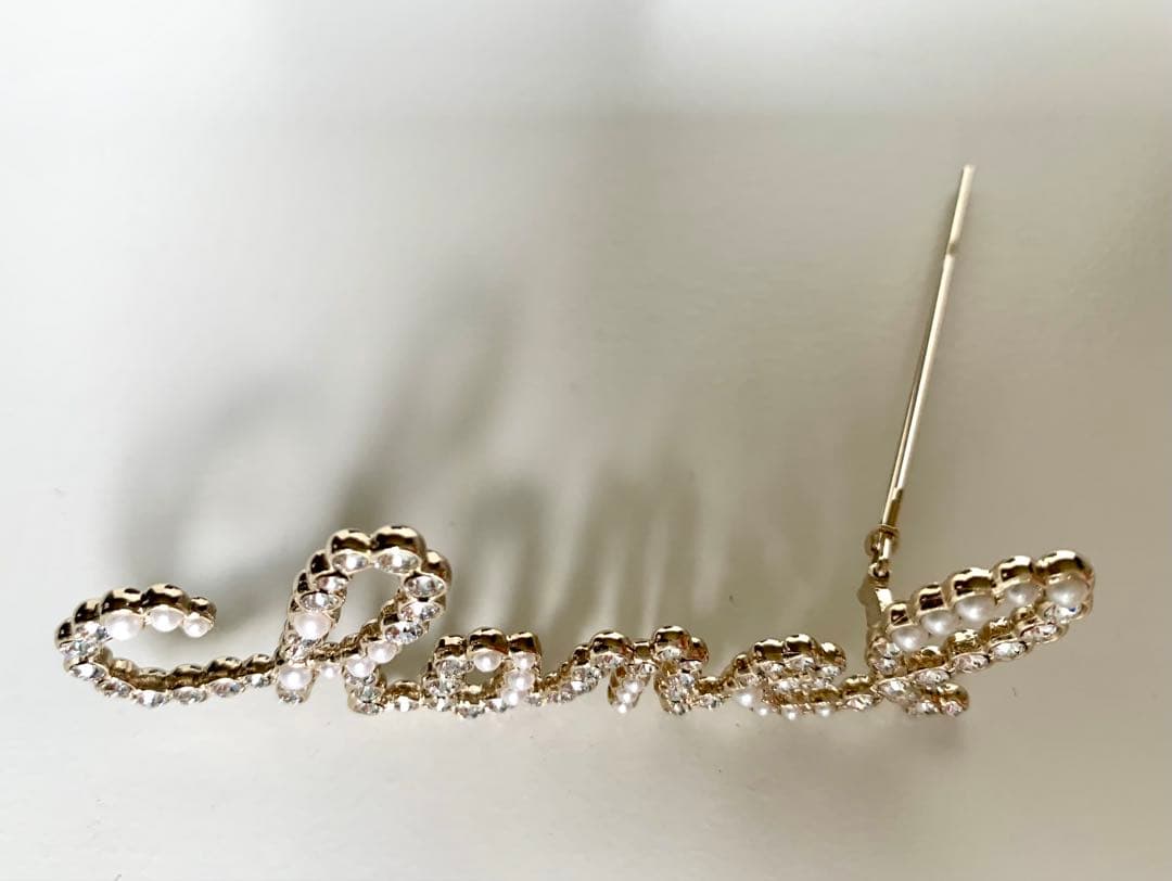 激レア！未使用品CHANELシャネルロゴヘアピン