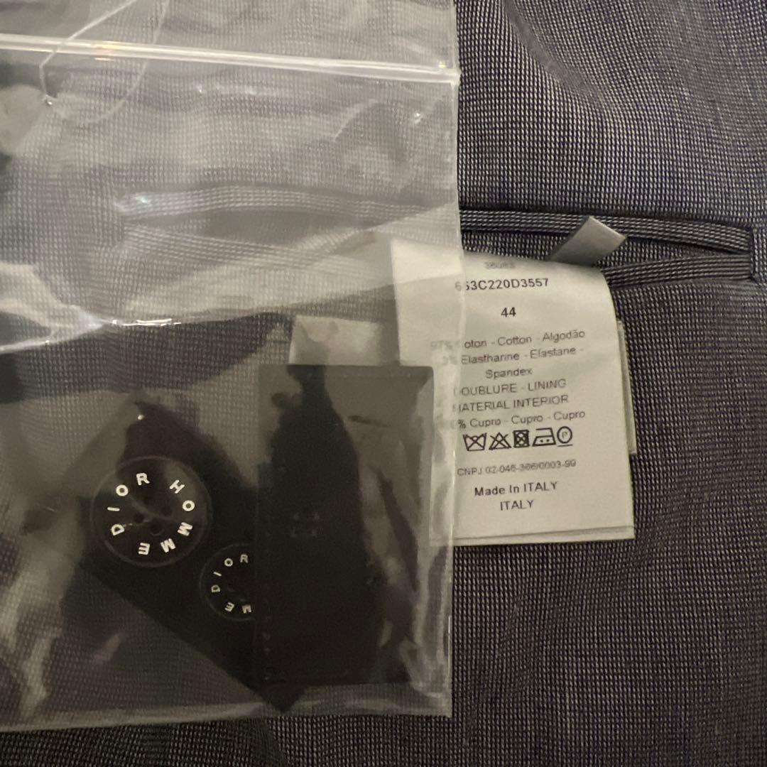 DIOR HOMME テーラードジャケット×パンツ スーツ グレー 44