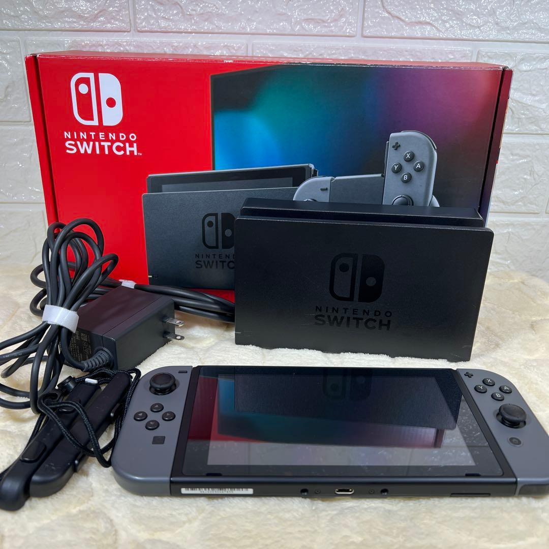 Nintendo Switch 新型バッテリー強化版　グレー　ジャンク