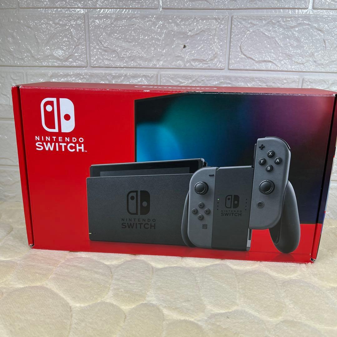 Nintendo Switch 新型バッテリー強化版　グレー　ジャンク