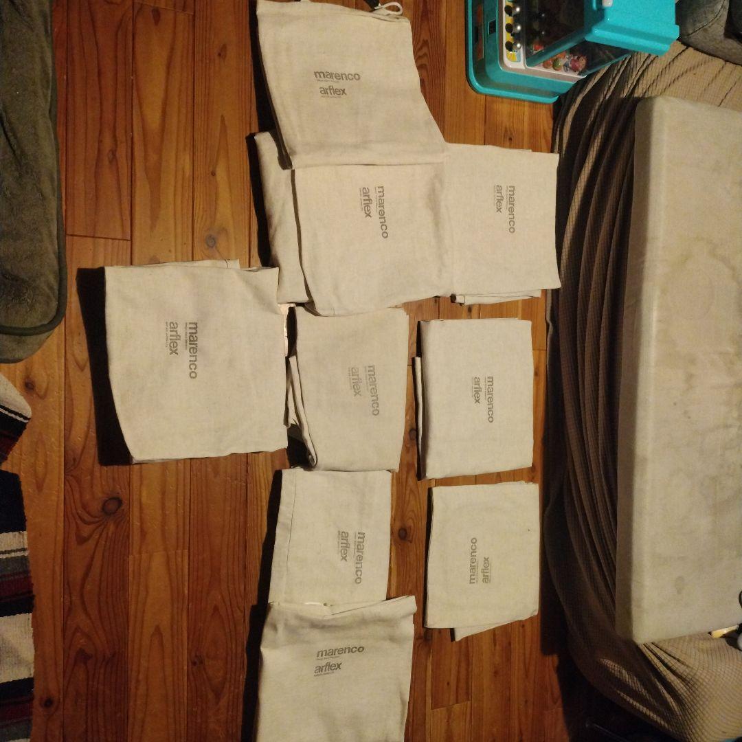 新品アルフレックス　マレンコソファカバーのみ　コットン、麻生地オットマンカバー付