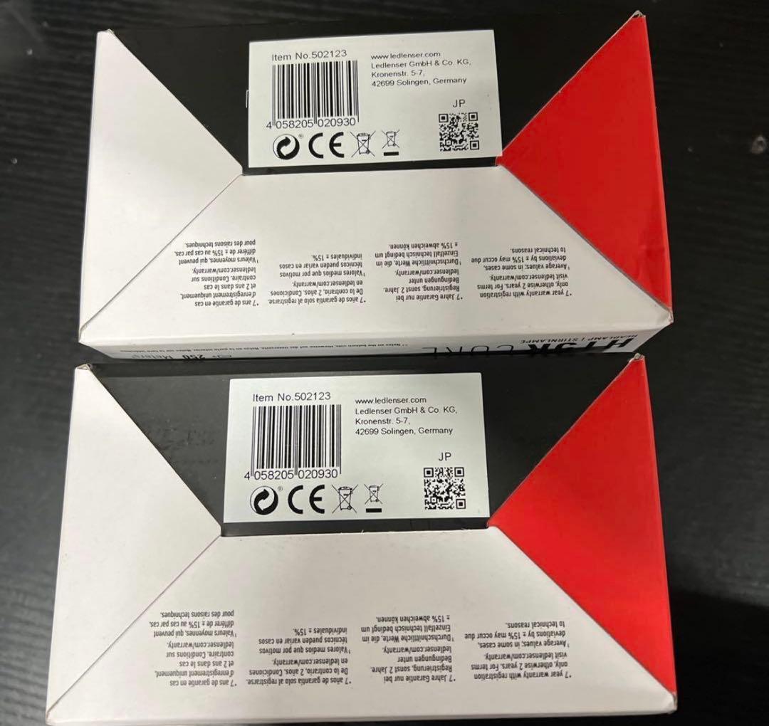 LEDLENSER レッドランザー H15RCORE ヘッドライト 2点