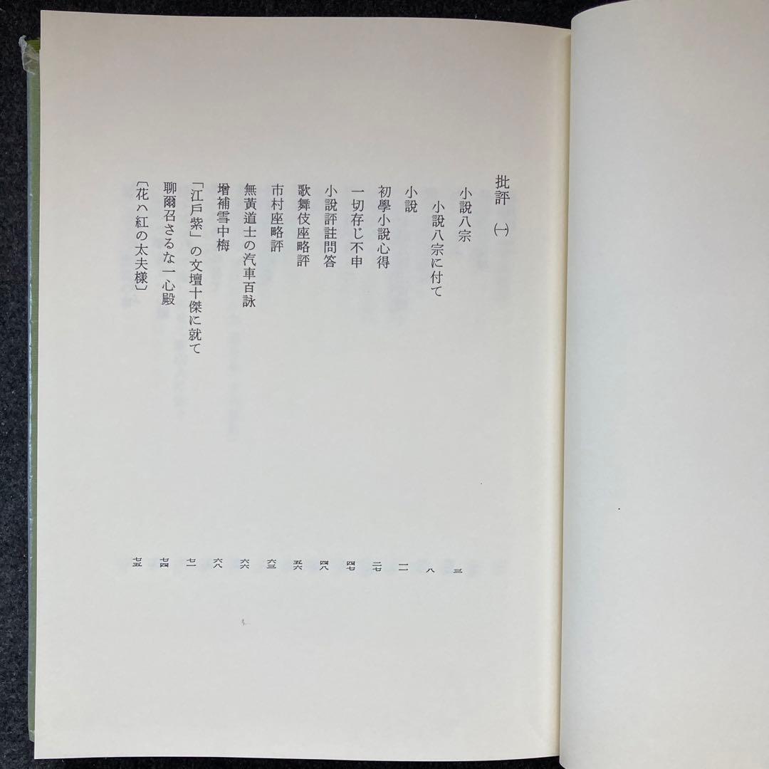 斎藤緑雨全集　巻一　筑摩書房　初版