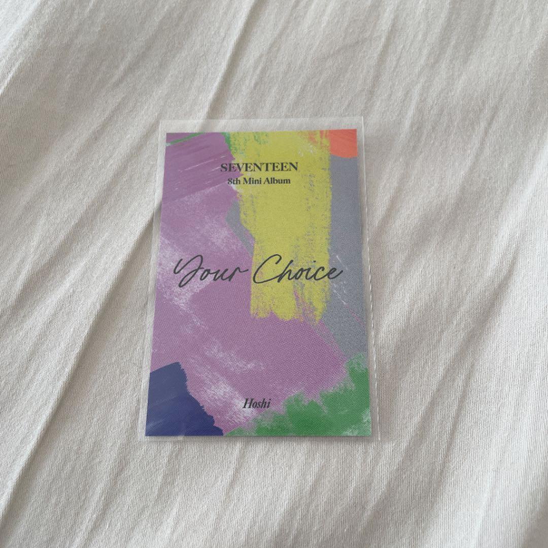 SEVENTEEN ホシ トレカ weverse event サノク セブチ