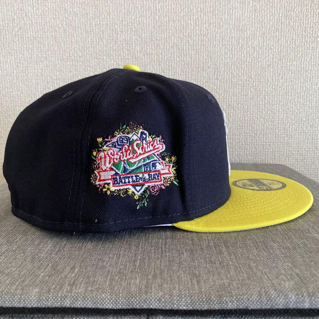 【海外限定】ニューエラ 59FIFTY オークランドアスレチックス ネイビー