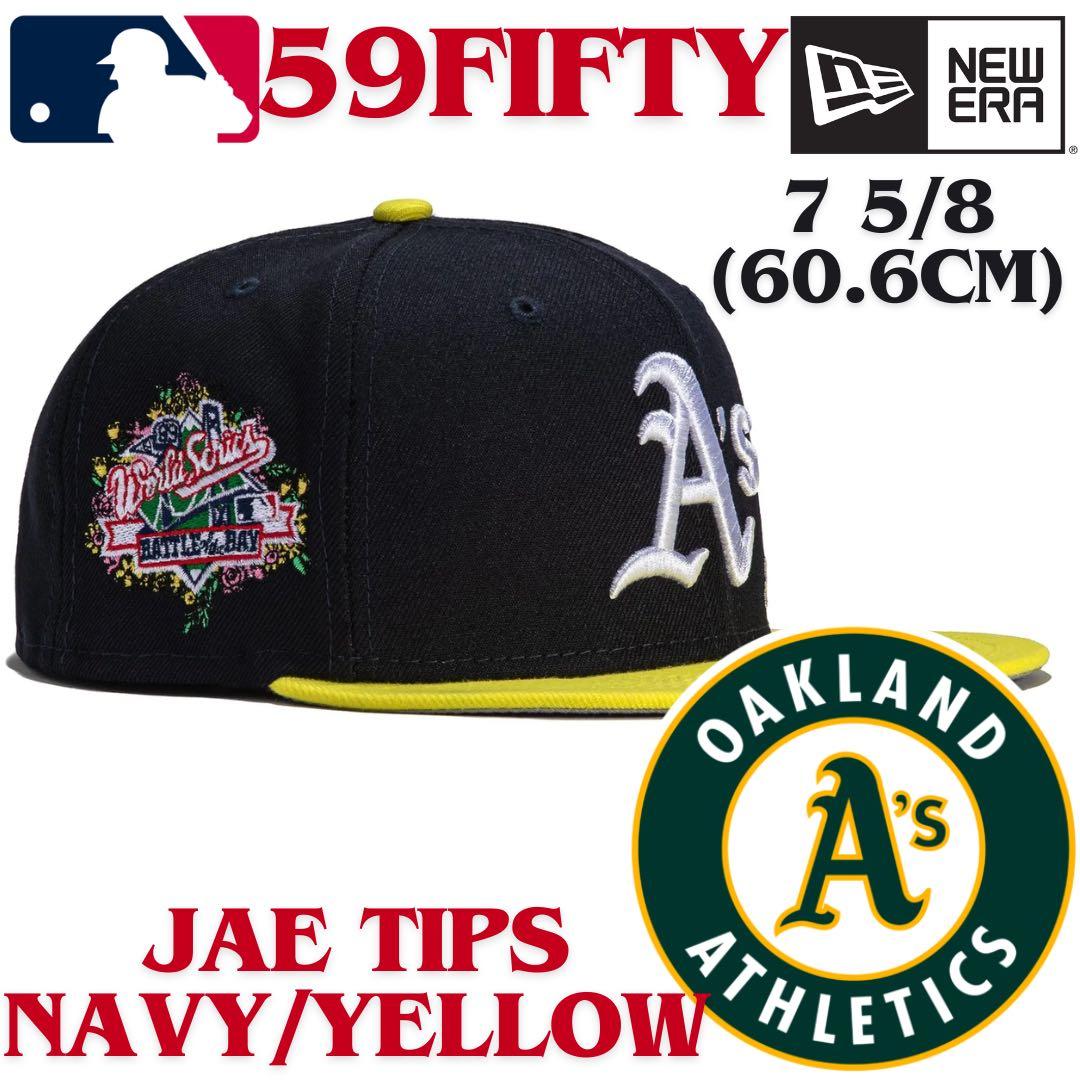【海外限定】ニューエラ 59FIFTY オークランドアスレチックス ネイビー