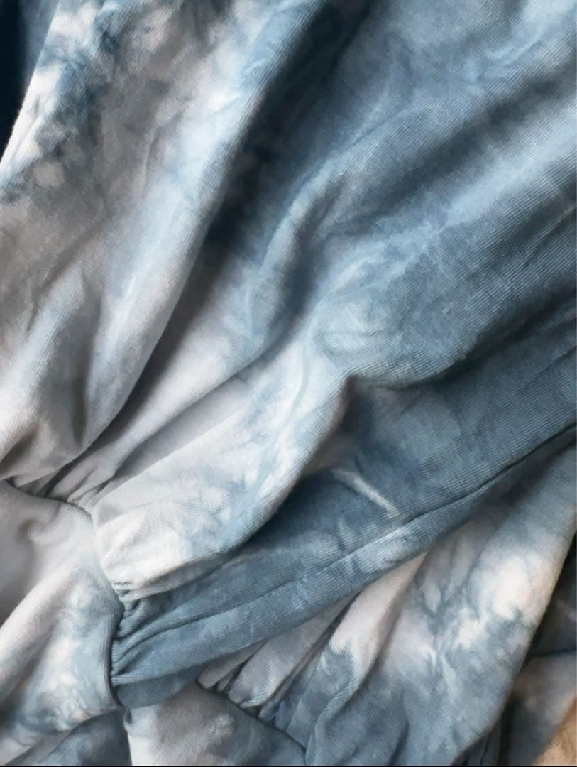 ⚫︎天然ログウッド染め⚫︎浄化の青 アラジンパンツ｜草木染めヨガウェア Mサイズ