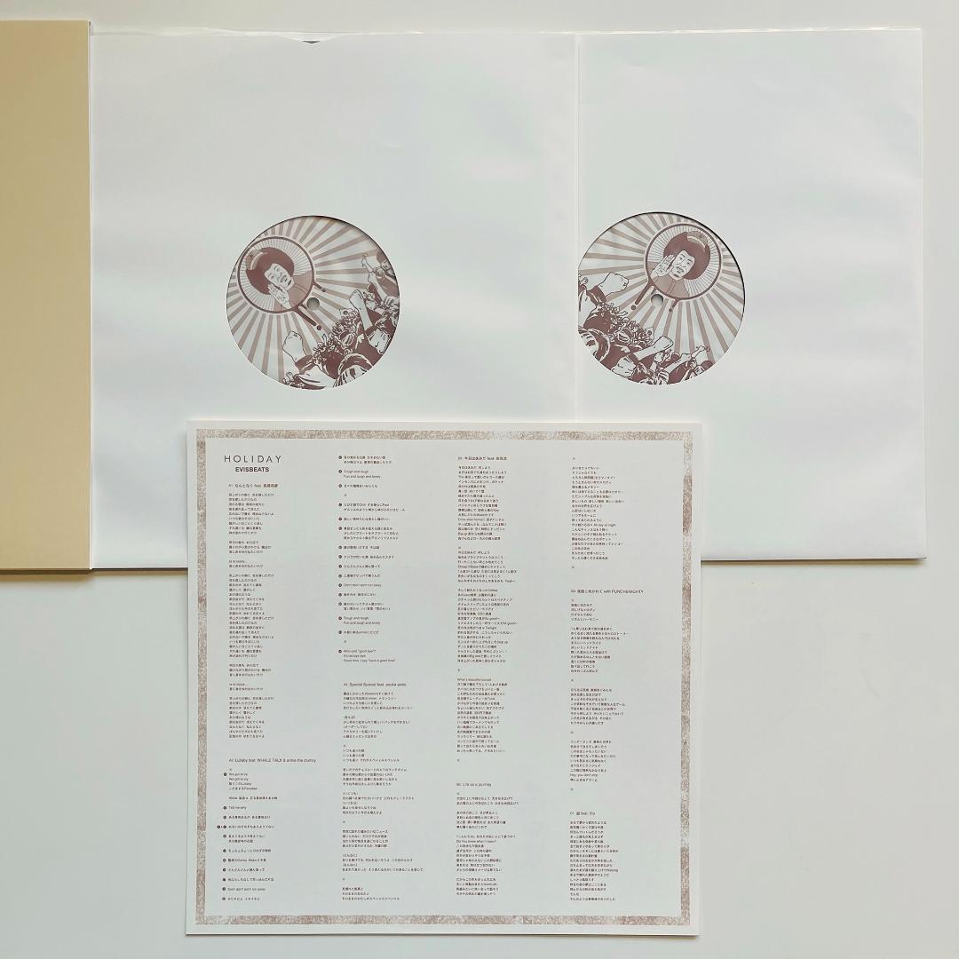 稀少限定 2LP レコード EVISBEATS - HOLIDAY エビスビーツ