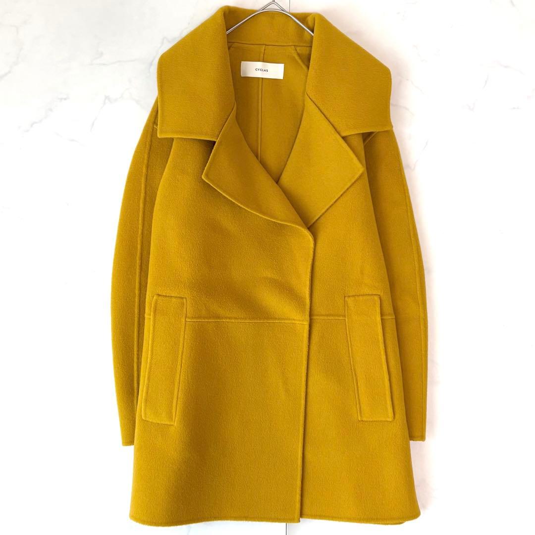 ★be_myself0723専用★シクラス　ウールリバーコート　ミドル丈　34