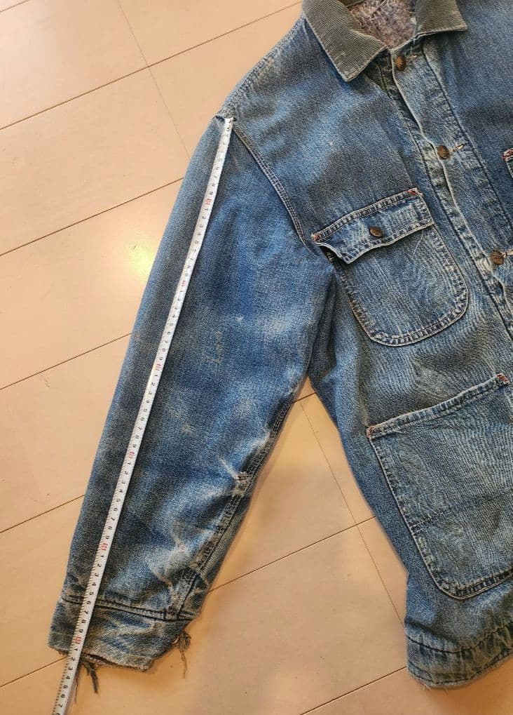 シアーズ SEARS デニムカバーオール Mサイズ 38-40