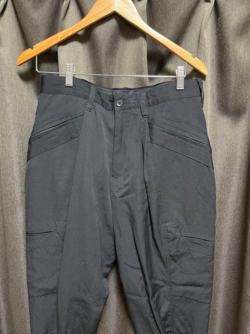 ヨウジヤマモトプールオム ウールギャバレースアップジョッパーズカーゴ 2