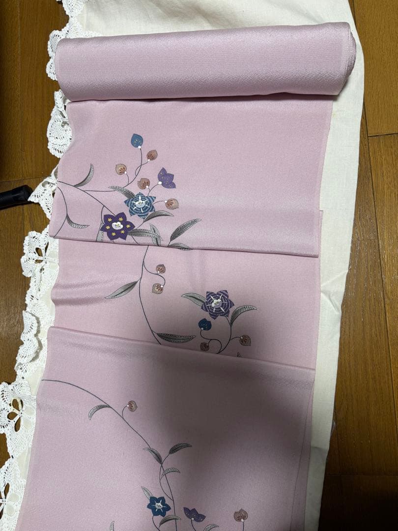 成謙正絹紬反物新品未使用