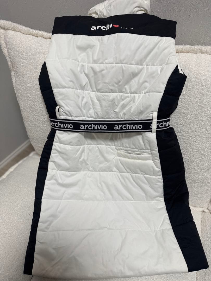 ものarchivio アルチビオ中綿ベスト レッグウォーマー付きサイズ40