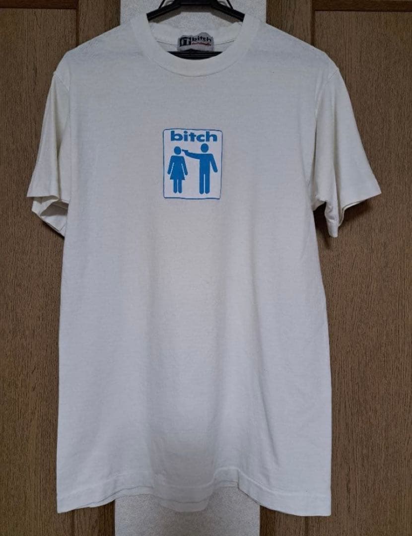 bitch skateboard グラフィックTシャツ ホワイト