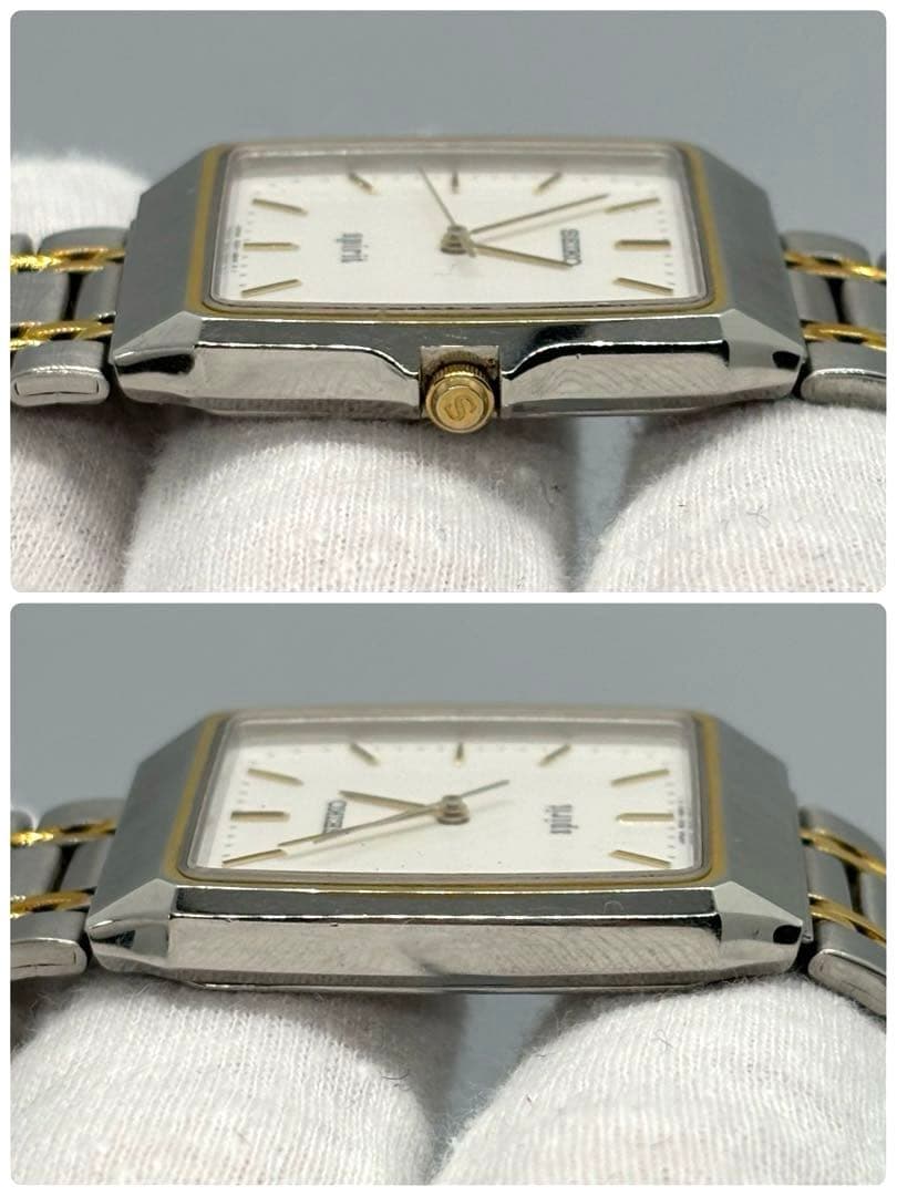 【稼動/電池新品】SEIKO セイコー スピリット 腕時計 シルバー クォーツ