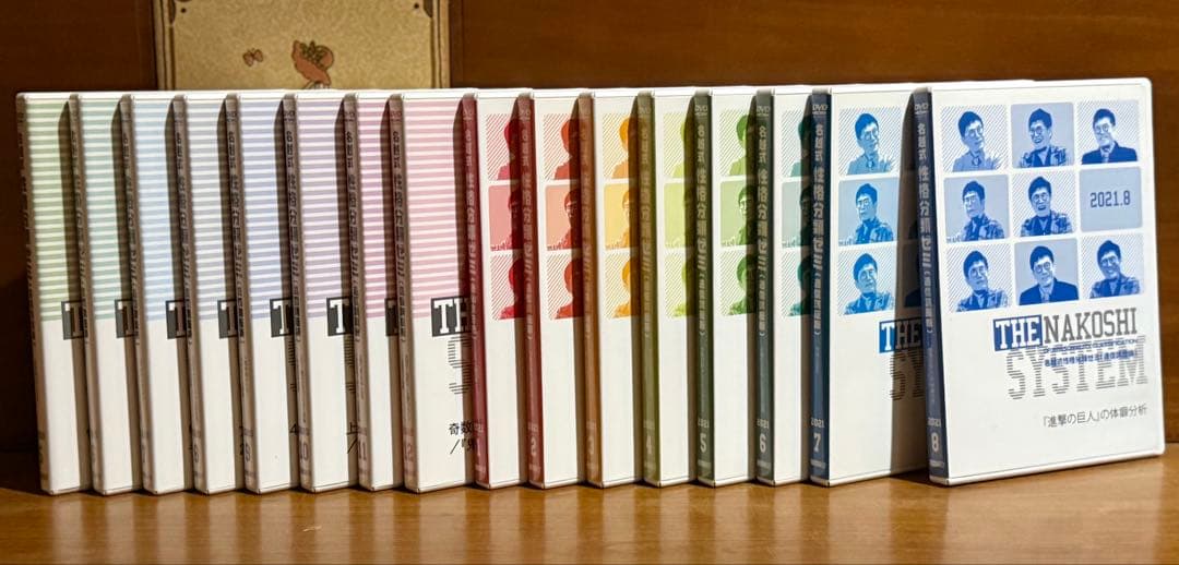 名越式性格分析ゼミ DVD 体癖 名越ゼミ 16巻セット