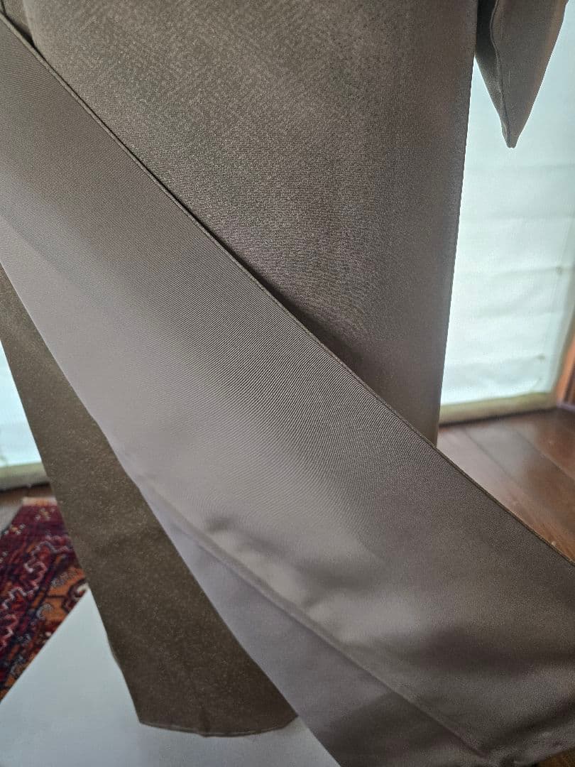 仕立て上がり　未使用品　色無地　暈し ４点フルセット　袋帯