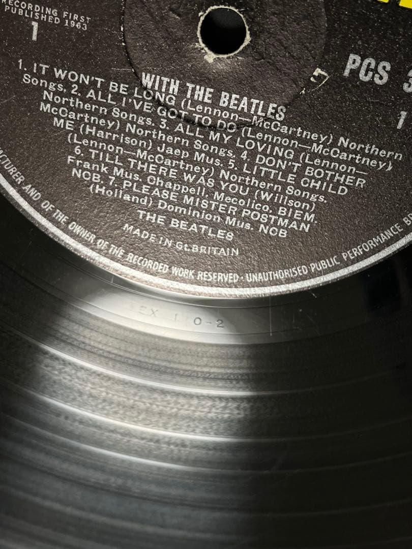 UKOrg ビートルズ With The Beatles 稀少ステレオ初版