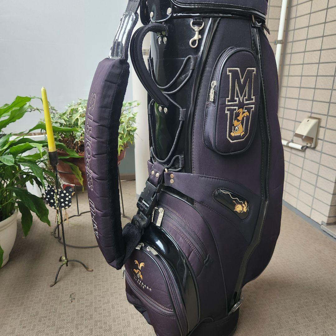 MU SPORTS ミエコウエサコ ゴルフ キャディバッグ 黒