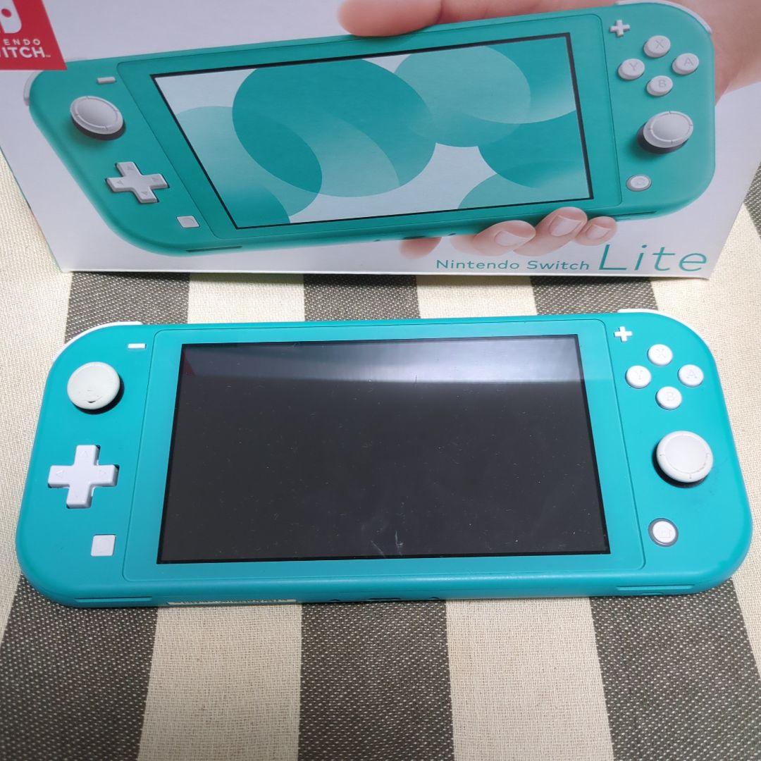 Nintendo Switch Lite ターコイズ 箱と本体 保障証付き
