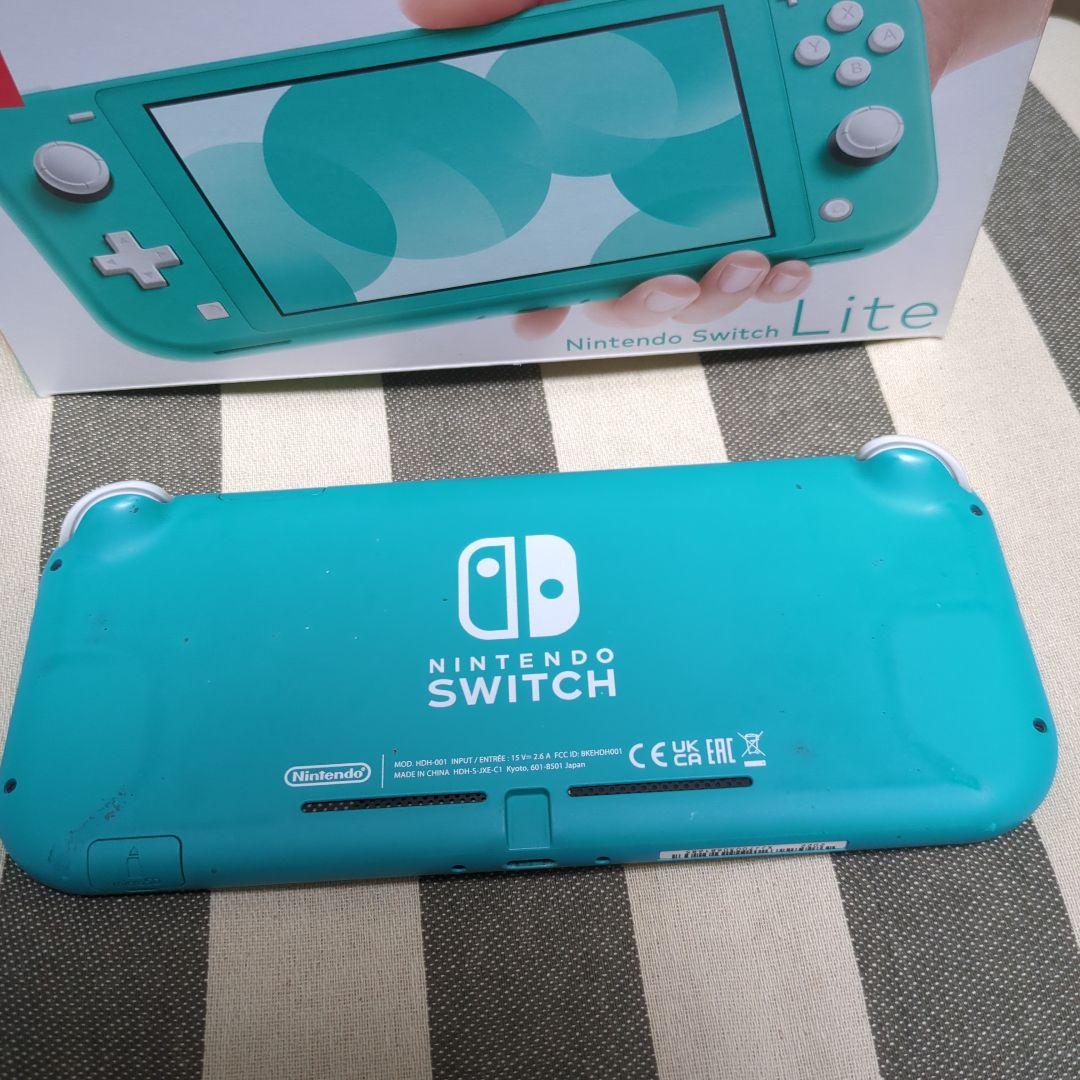 Nintendo Switch Lite ターコイズ 箱と本体 保障証付き
