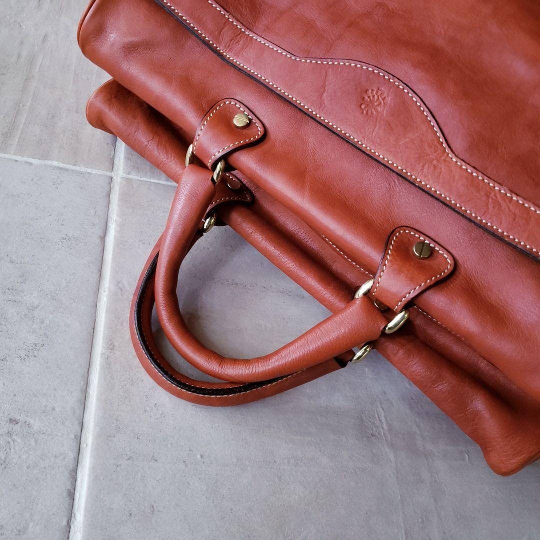 ★美品★　INDEED　インディード　レザー　ボストンバッグ　OPTIMA