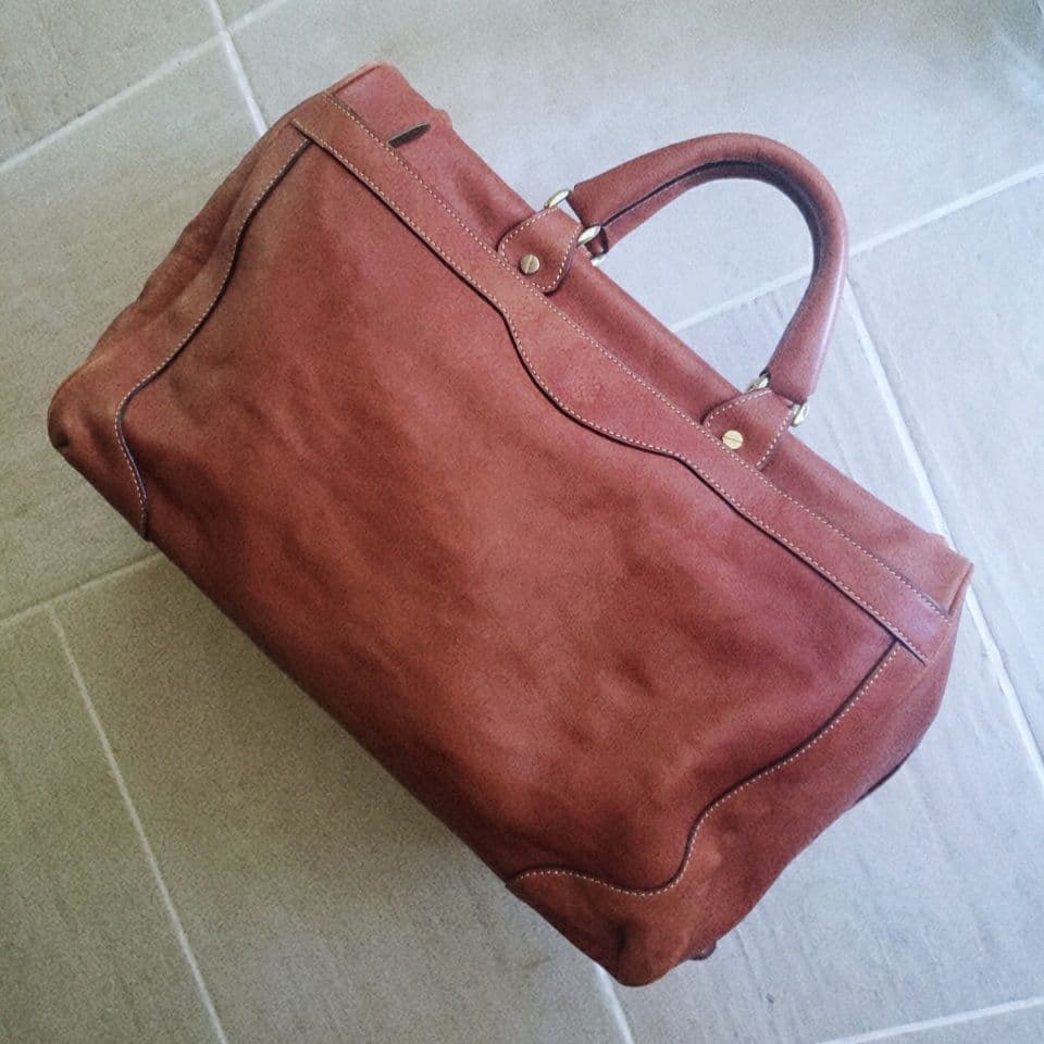 ★美品★　INDEED　インディード　レザー　ボストンバッグ　OPTIMA