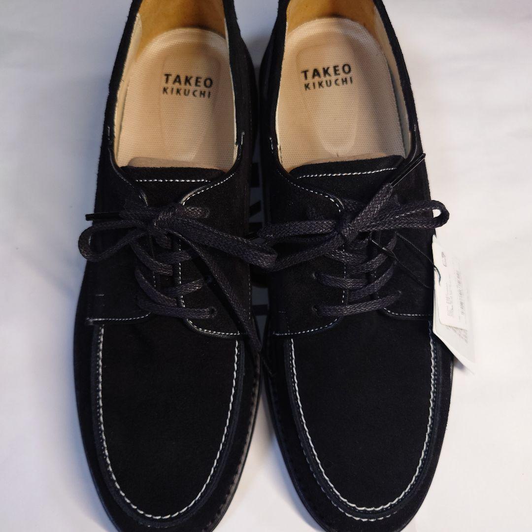 タケオキクチ　【ONOFF対応/日本製】スエード　デッキシューズ