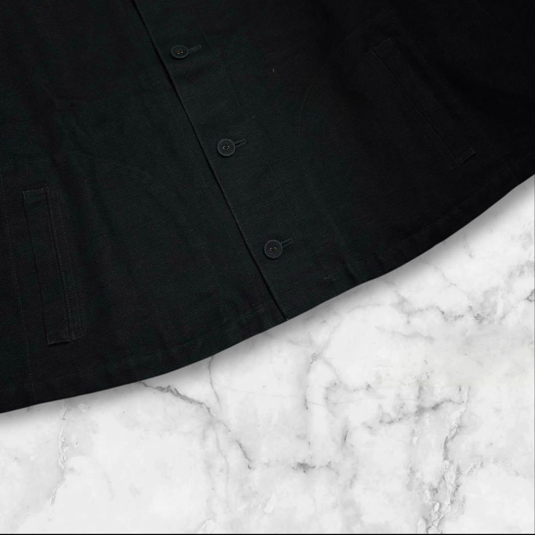 アーツアンドサイエンス ノーカラージャケット コート ブラック