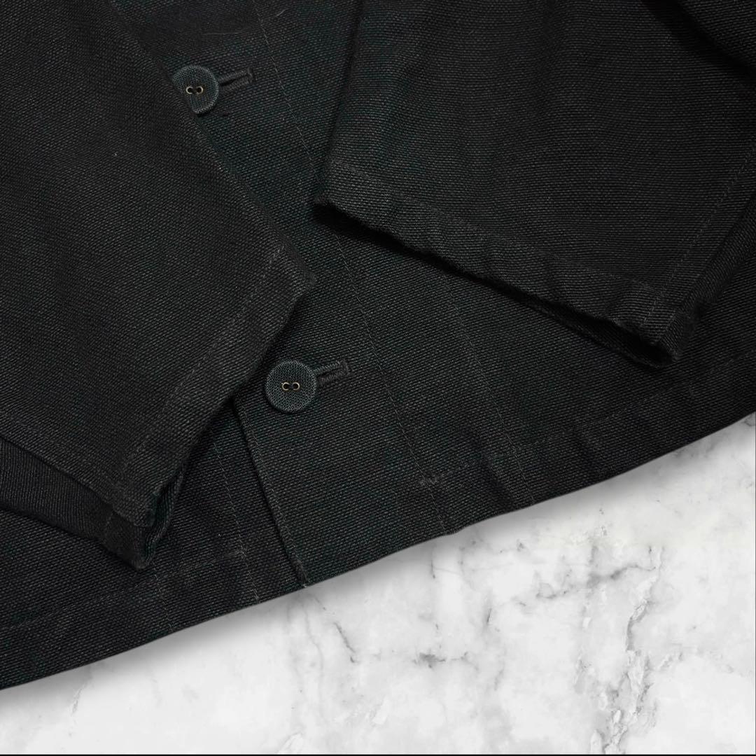 アーツアンドサイエンス ノーカラージャケット コート ブラック