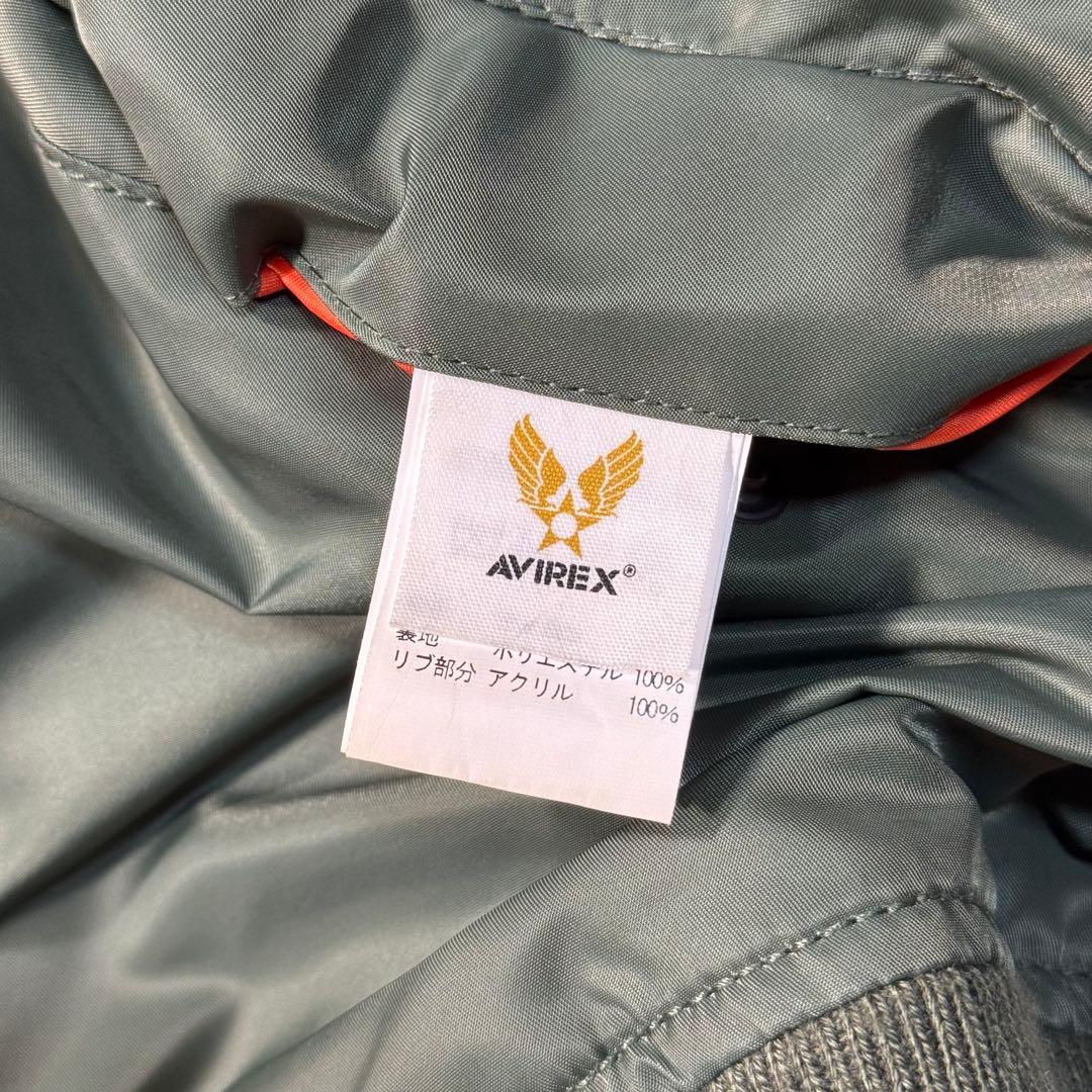 未使用級 メンズXL AVIREX フライトジャケット L-2B ワッペン 刺繍