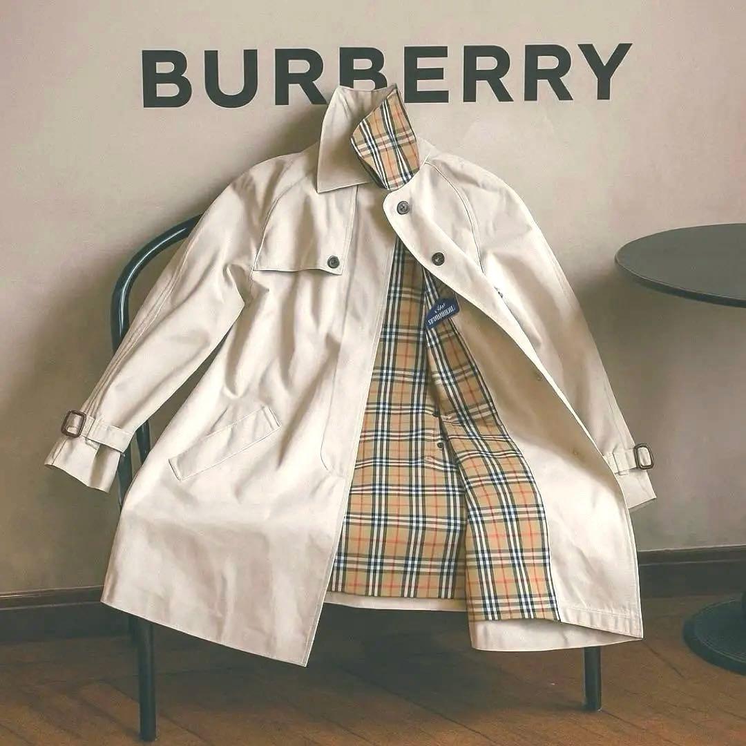 ヴィンテージ バーバリーブルーレーベル スプリングコート ノバチェック
