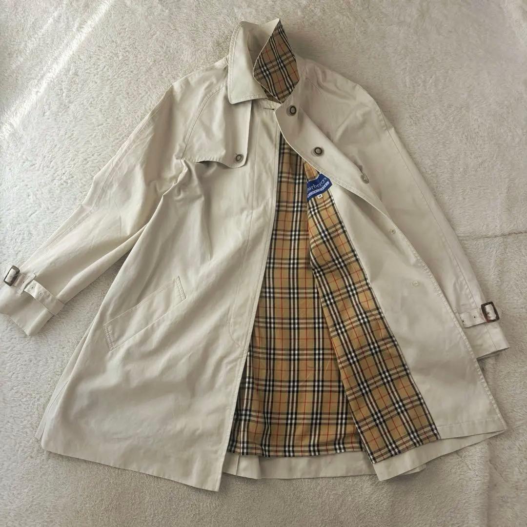 ヴィンテージ バーバリーブルーレーベル スプリングコート ノバチェック