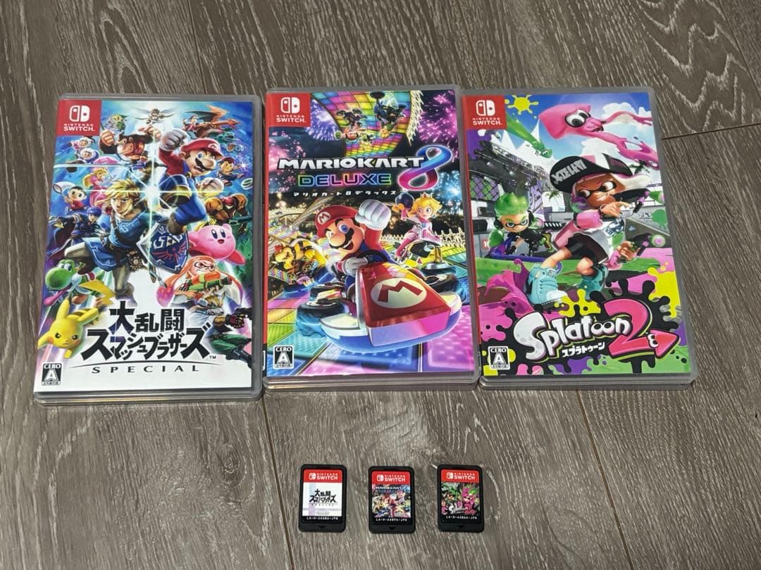 【美品】Nintendo Switch 本体 + プロコン+スタンド+ソフト3本